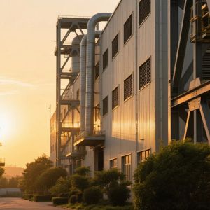 Efficient Secure Metal Roof Frame Prefab Steel Construction For Warehouse