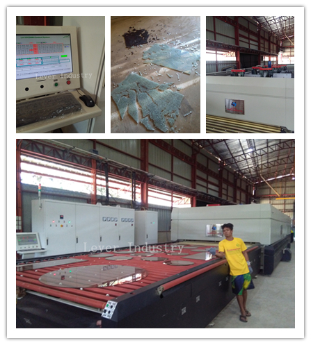 LV-TFQ Series Convection Glass Tempering furnace / Glass Toughening furnace for low e coated glass