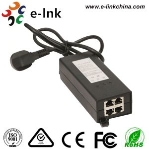 2-Group POE Adapter Injector Up to 30W of power on 2-pairs Conforms the IEEE 802