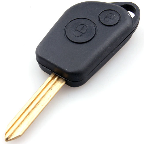 Buy citroen 2 button remote replacement keys shell with high rigidity at wholesale prices