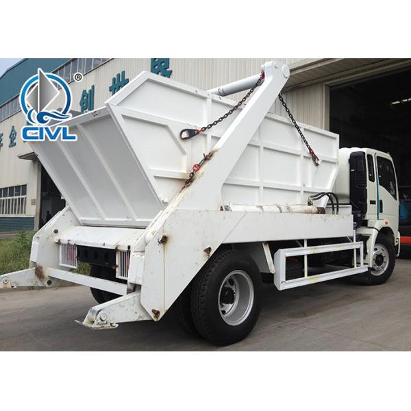6 Tires Swing Arm Garbage Collection Truck SINOTRUK HOWO 6-10CBM 4X2 ZZ1127G4215C1