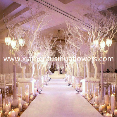 White Wedding Decoration Artificial Dry Tree Without Leaves