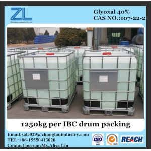 glyoxal 40%for resins