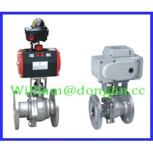 China GB Flanged Ball Valve on sale