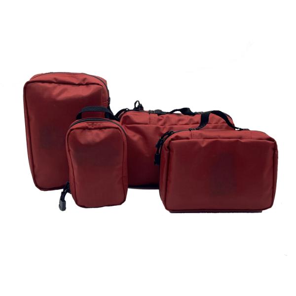 Red Emergency Outdoor First Aid Kit Injuries Emergencies Travel First Aid Kit