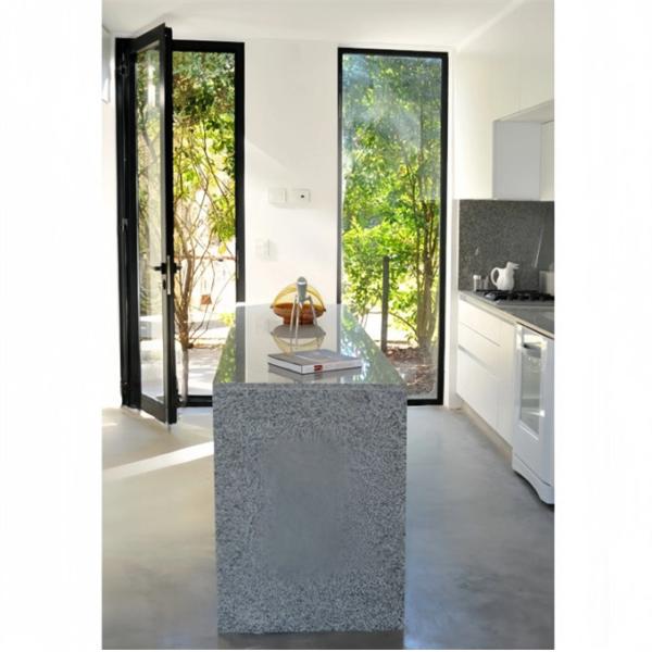 Skate Household Thermal Break Double Glazing Aluminum Casement Doors With Black Frame