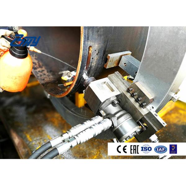 Out Mounted Hydraulic Chamshell Pipe Cutting And Beveling Onsite Equipment