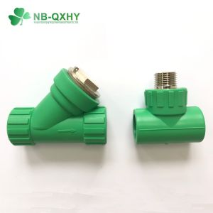 Korea Materials PPR Pipe Fittings Male Threaded Tee with Brass Low Pressure