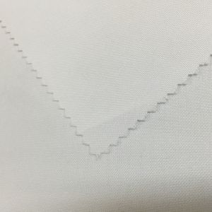 Plain 100% Polyester Cloth Material White Color With 300Dx300D Yarn Count
