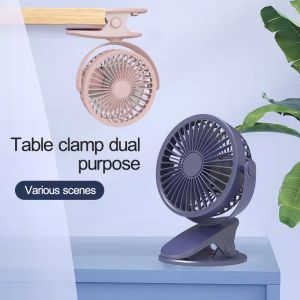 10000mah Battery Rechargeable Clip Fan 3 Watts For Desktop