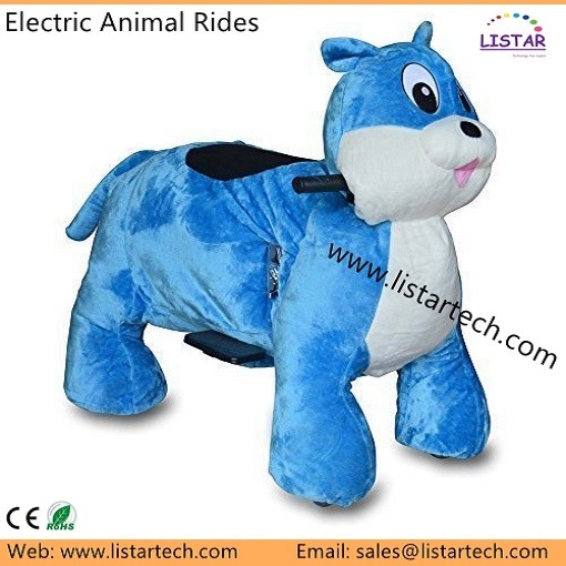 Buy Big Plush Electric Animal Scooters, Coin Operated Animal Rides Zippy Bike for Kids Party at wholesale prices