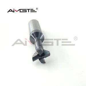 20mm Custom End Mill 4 Flute Carbide Dovetail End Mill 0.6μm / 0.8μm With Corner