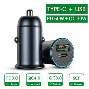 Mini 30w Quick Charge 3.0 Car Charger