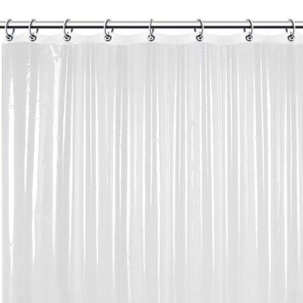 Buy Wholesale Clear Transparent PEVA Plastic Waterproof Thick Disposable Shower Curtains at wholesale prices
