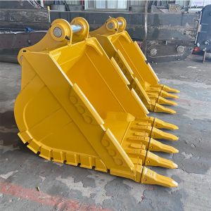Wear-resistant 20-25t CAT320 1CBM excavator rock bucket , digging bucket for