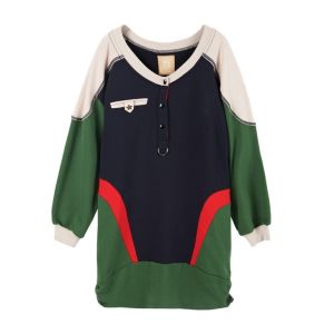 Casual Delicate Breast Pocket Ladies Hooded Sweatshirts / Sweatshirt