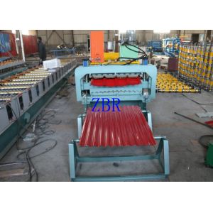 Trapezoidal Wall Panel Roll Forming Machine Horizontal Roller Manual Screw
