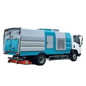 Pure Electric Vacuum Sanitation Cleaning Truck Dongfeng Sweeper Truck
