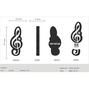 Custom USB Flash Drives with 64GB Capacity and USB 2.0 Interface in 7-9 Days