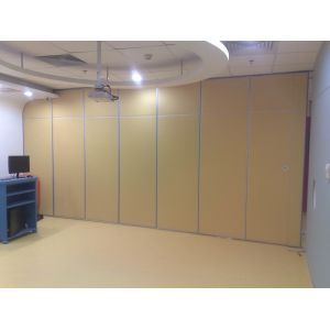 Soundproof Wooden Movable Partition Walls / Folding Partition Wall Systems