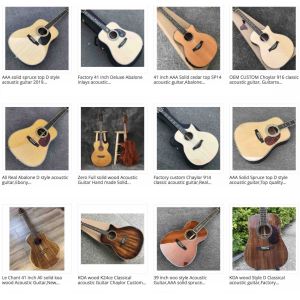 OEM custom guitar 41 inch solid spruce top D45f style handmade Acoustic Guitar