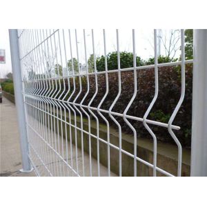 Safety Fences With Curve ISO9001 Welded Wire Mesh Panel Machine