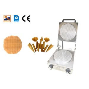 Aluminum Alloy Template Ice Cream Cone Oven Manual Control Time Temperature