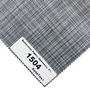 Rainproof Polyester Sunscreen Fabric Curtain Roller Blinds Weather Resistant