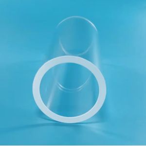 Polished Transparent Quartz Glass Tube for Customized Industrial