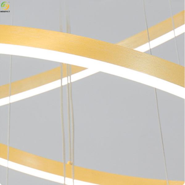 Mirror Titanium Home Art Baking Paint Gold LED Nordic Pendant Light