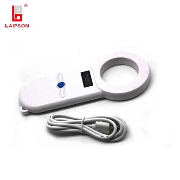 Buy 134.2khz FDX-B Handheld RFID Ear Tag Reader Microchip Scanner For Management at wholesale prices