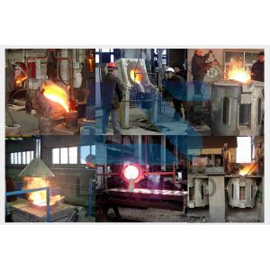 800HZ Bronze Aluminum Scrap Induction Melting Furnace