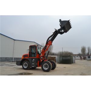 WY2500 earth machinery 4WD telescopic loader with lawn mower