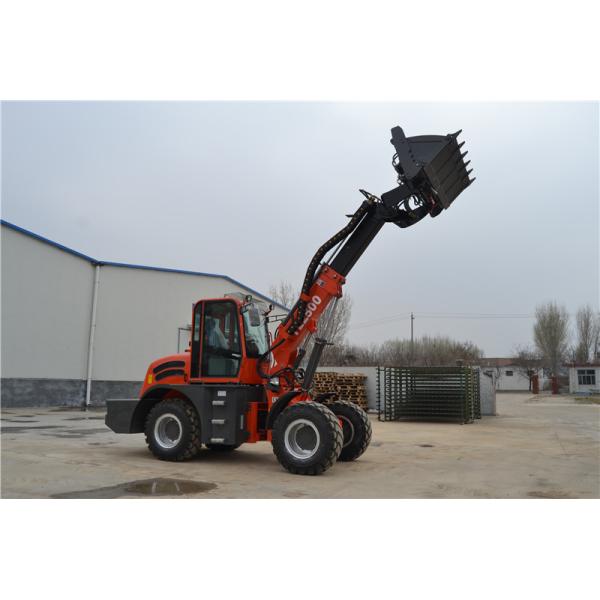 Buy WY2500 earth machinery 4WD  telescopic loader with lawn mower at wholesale prices