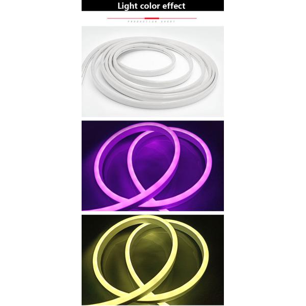 RGB Silicone LED Neon Light IP67 12V 6*12 Cuttable Neon Tube Light