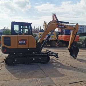 Mini 5 Ton Original Design Excavator Sany SY55 with Blade and Original Hydraulic