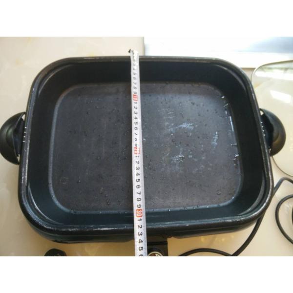 Casting Iron Black Color Commercial Barbecue Grills Fish Grilling Transparent Glass Cover Portable Size