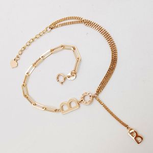 Elegant Mini Gold Pendant Necklace Set