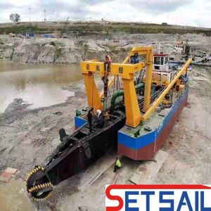Disele Engine Pump Cutter Suction Sand Dredger for Nigeria Shipping Cost and