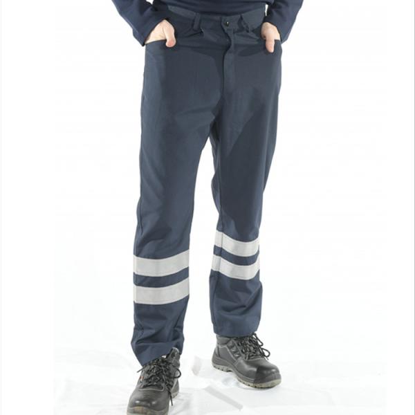 Buy Fire Resistant Cargo Work Pants With Reflective Tape 100 Cotton at wholesale prices