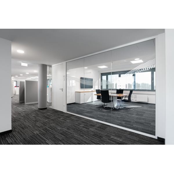 Buy 25mm Single Layer Glass Office Partition Wall - Tempered & Customizable at wholesale prices