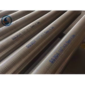12" Stainless Steel Johnson Wedge Wire Screens For Water Well Application