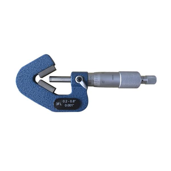 Buy 0.00008" Precision V-Anvil Micrometer with Carbide Measuring Face at wholesale prices