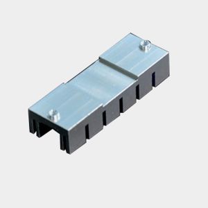 Anodized Aluminum Heat Sinks with Straight Fin Customized Prototype Machining