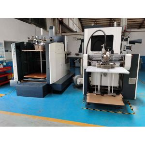 Smart Rigid Lid Base Industrial Packing Box Making Machine 0.15mm