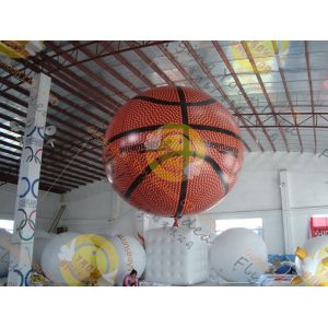 Quality Fire Proof Sporting Inflatable Basketball Giant EN71 With Helium for sale