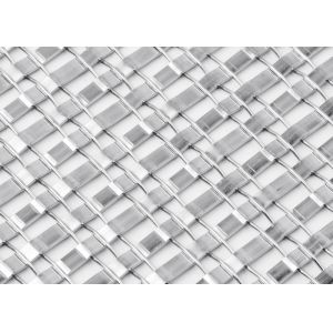 China Plain Woven Stainless Steel Metal Screen For Architectural Woven Wire Mesh on sale