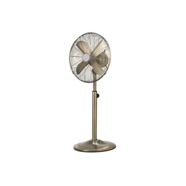 Buy 18" 3 Speed Retro Floor Fan 4 Blade Height Adjustable 220V 50Hz VDE Plug at wholesale prices