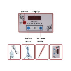 Charmant Digital Eyebrow Tattoo Machine Panel Control With Multi Function