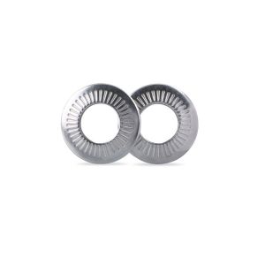 Self Locking Conical Spring Washers Knurling Disc Spring Washer